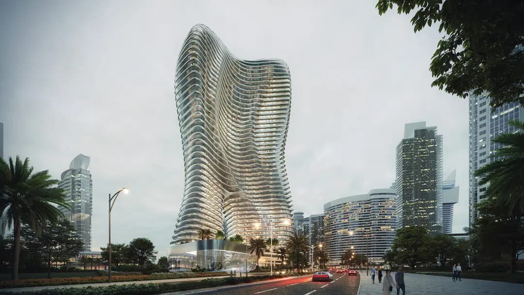 Render van Bugatti Residences by Binghatti Dubai
